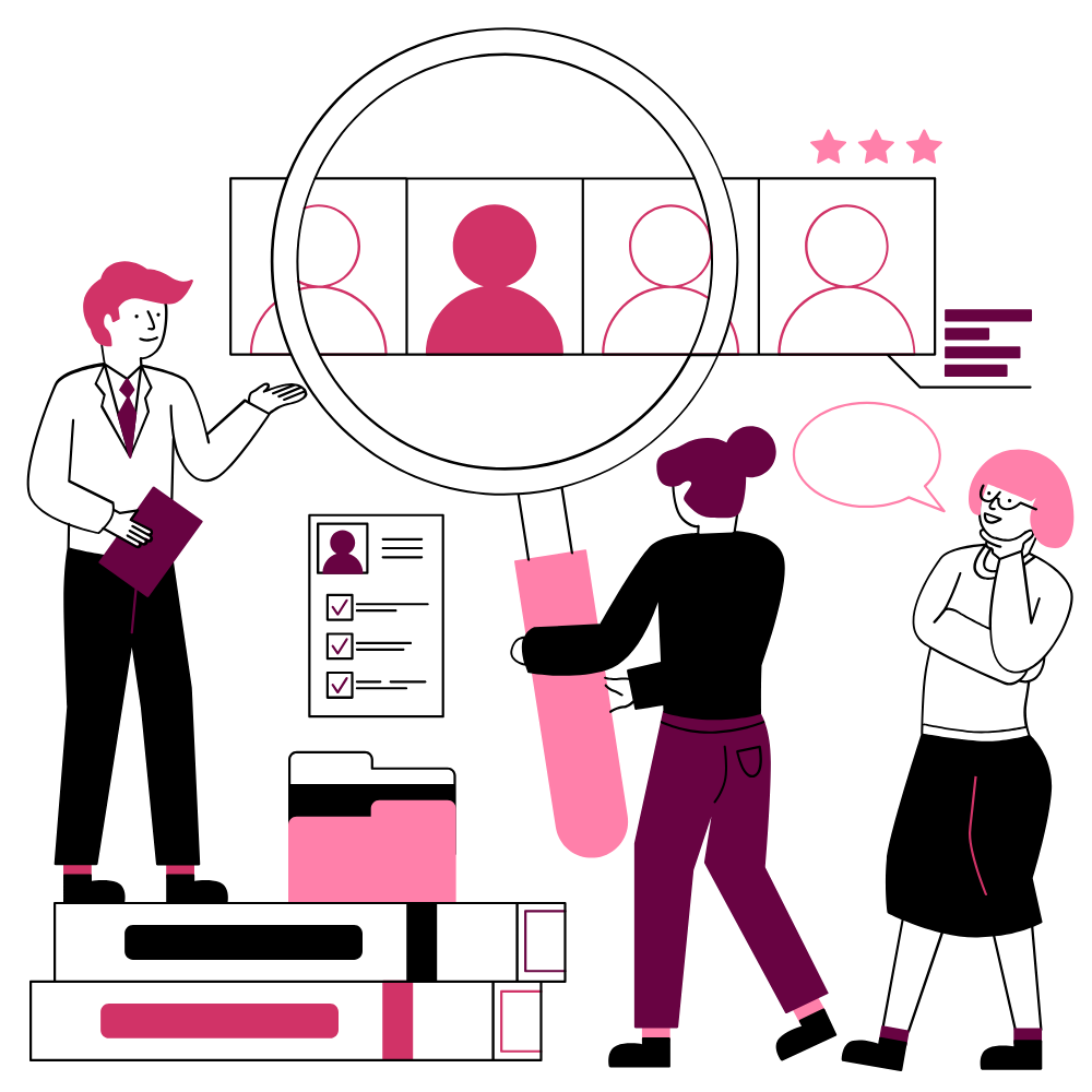 Illustration représentant le suivi et la gestion des actions collectives