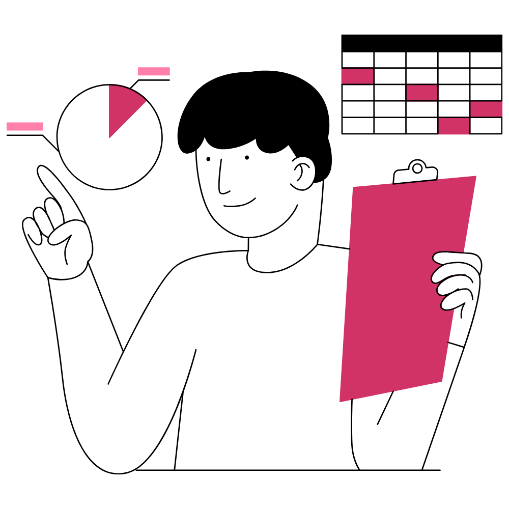 Illustration représentant le suivi des interventions ponctuelles