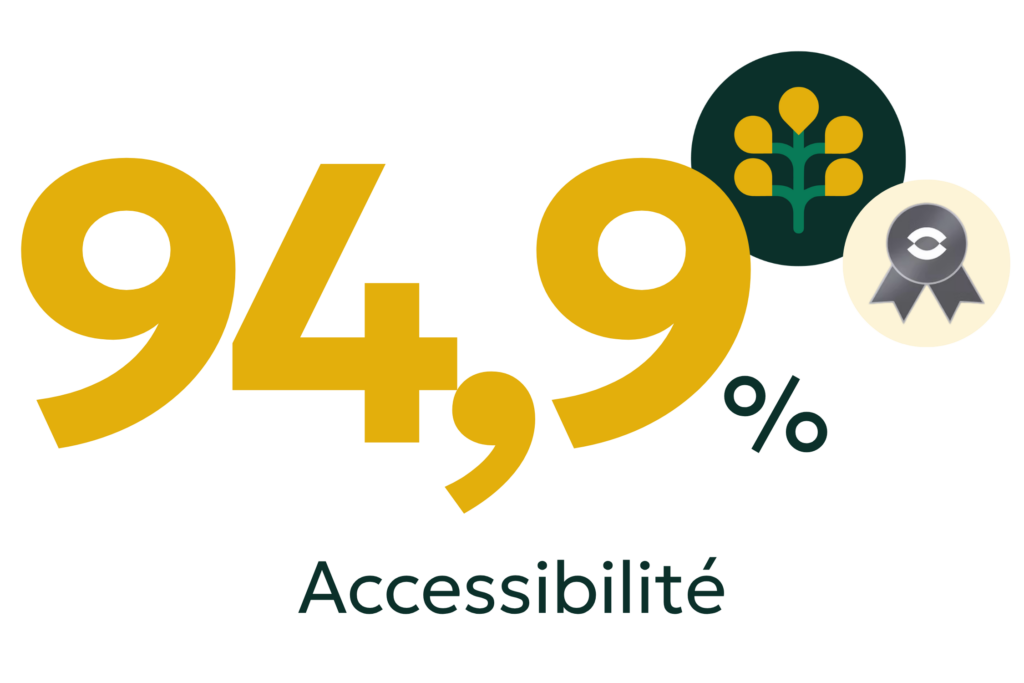 Scores de d'accessibilité mimosa
